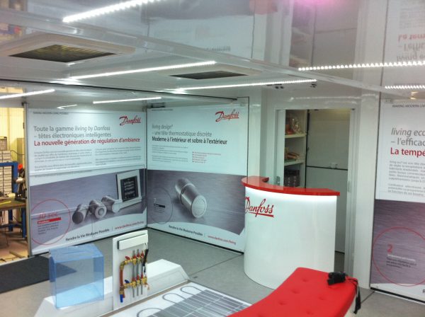 Vans Chardron véhicule événementiel avec extensions 30m²