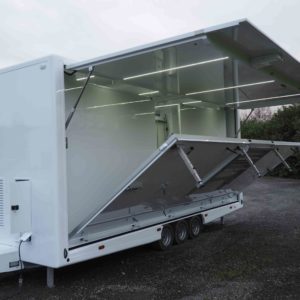 Vans Chardron véhicule événementiel remorque extensible de 30m²