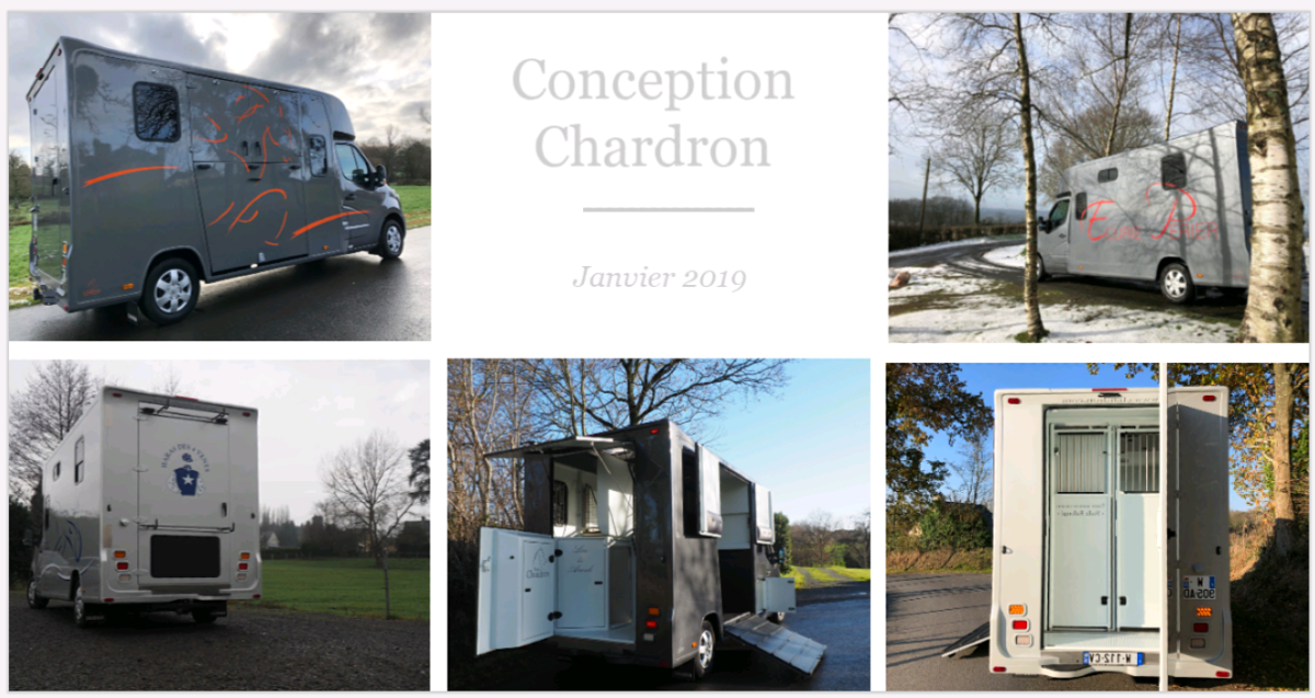 Rétrospective début d'année 2019 des camions Chardron - Vans Chardron
