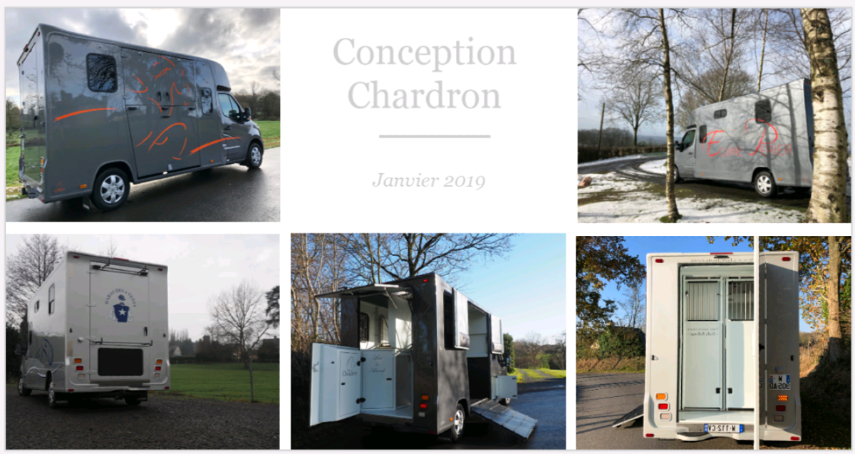 rétrospective début d'année des camions chardron